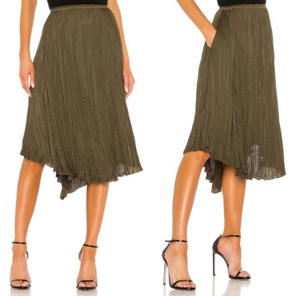 VINCE pleated midi skirt - Picture 1 of 10
